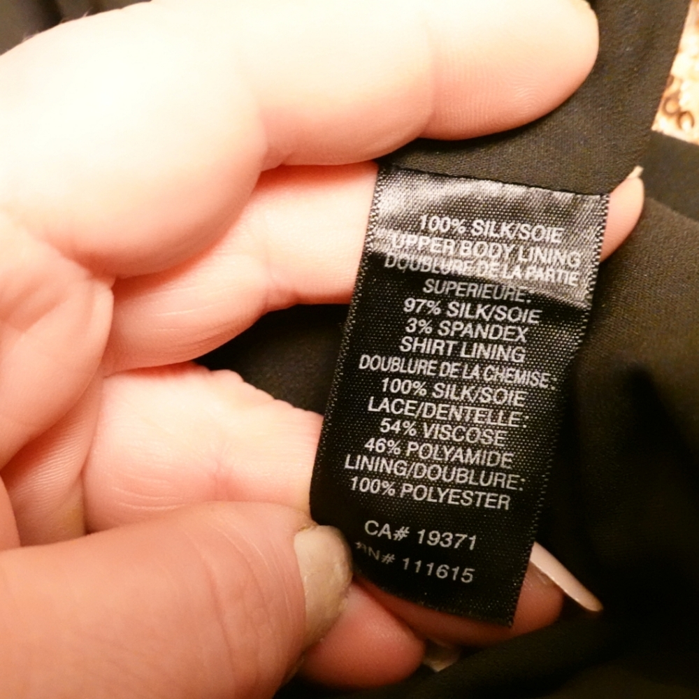 ROBERT RODRIGUEZ Rose Gold Sequined Dress with Black Peekaboo Silk Lining, sz 10 - Picture 4 of 6